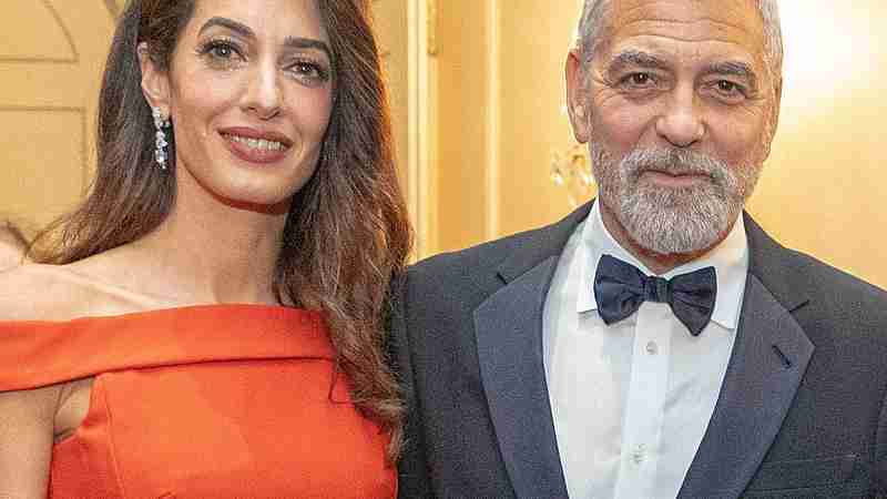 Amal and George Clooney (2022), tags: die - CC BY-SA